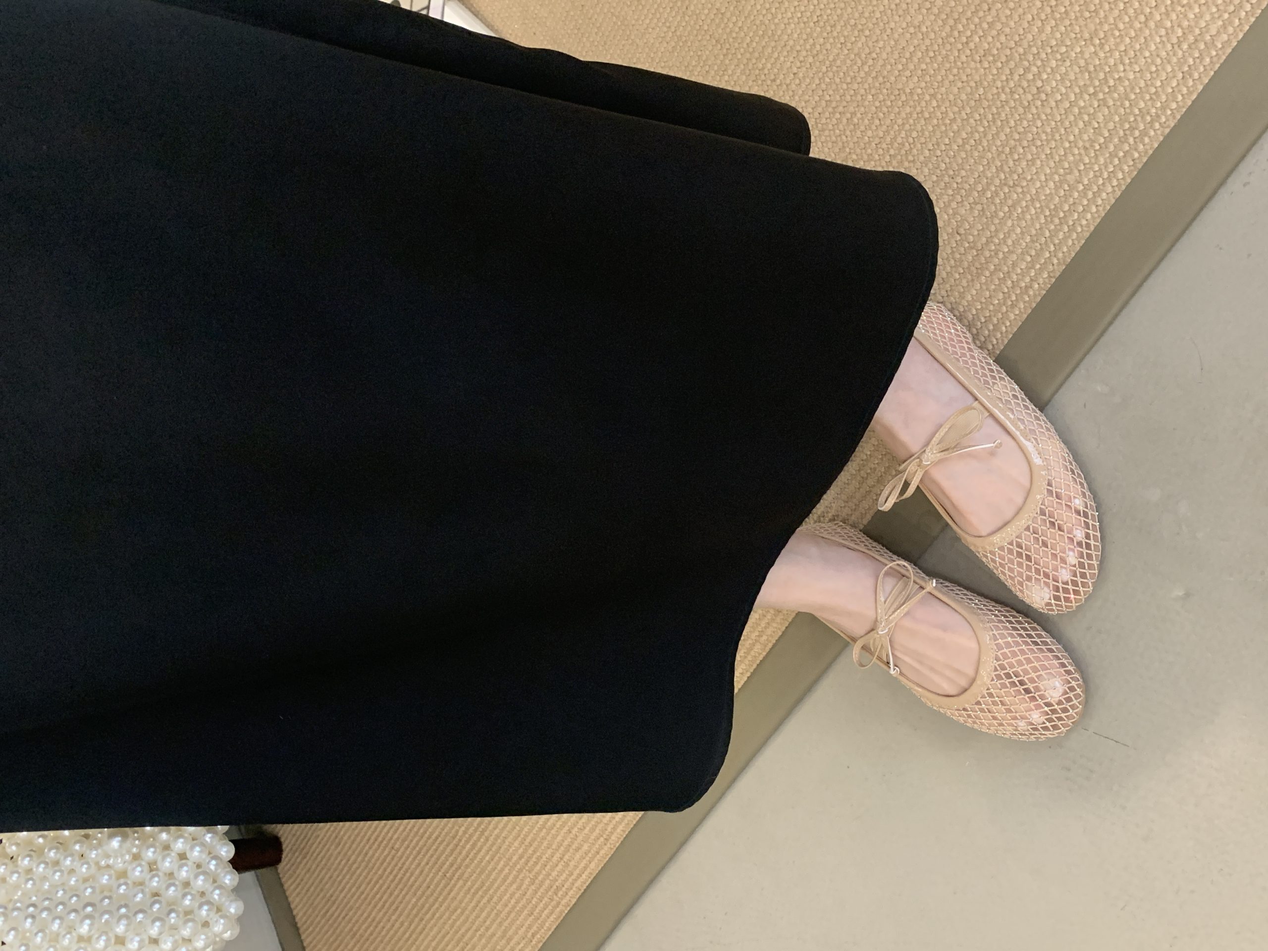 SHIZHUONI Women's Flat Breathable Mary Jane Shoes 2025 New Style Large Size Hollow Out One-Strap French Casual Shoes