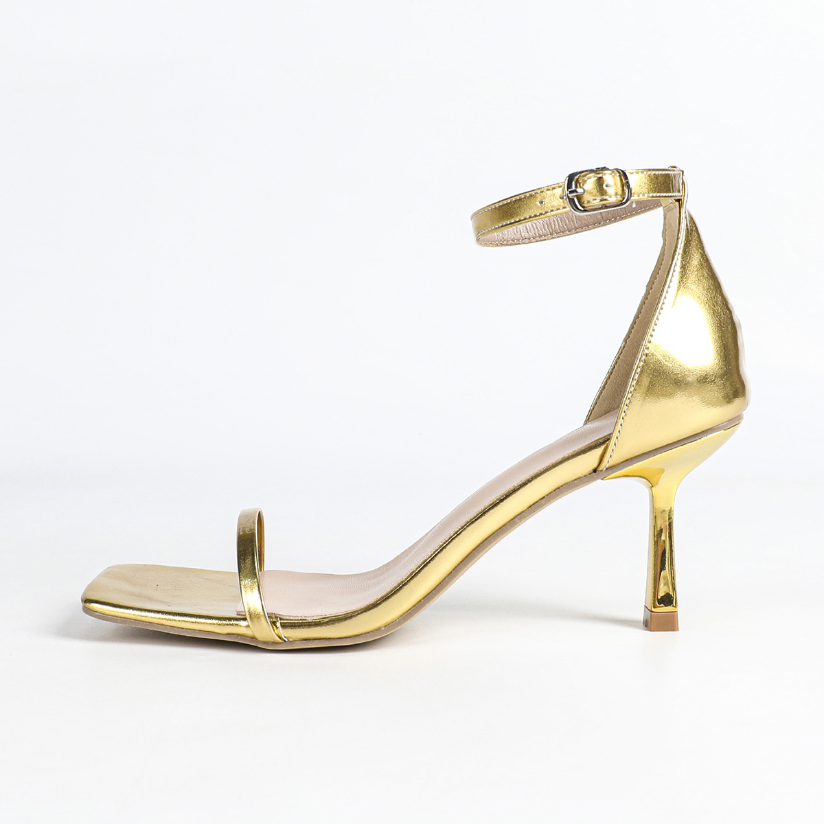 1762322075028_2iB9Oq.jpg Minimalist Gold One-Strap Women's Sandals Summer New Square Toe Open Toe Sexy High Heels Banquet Evening Dress Shoes