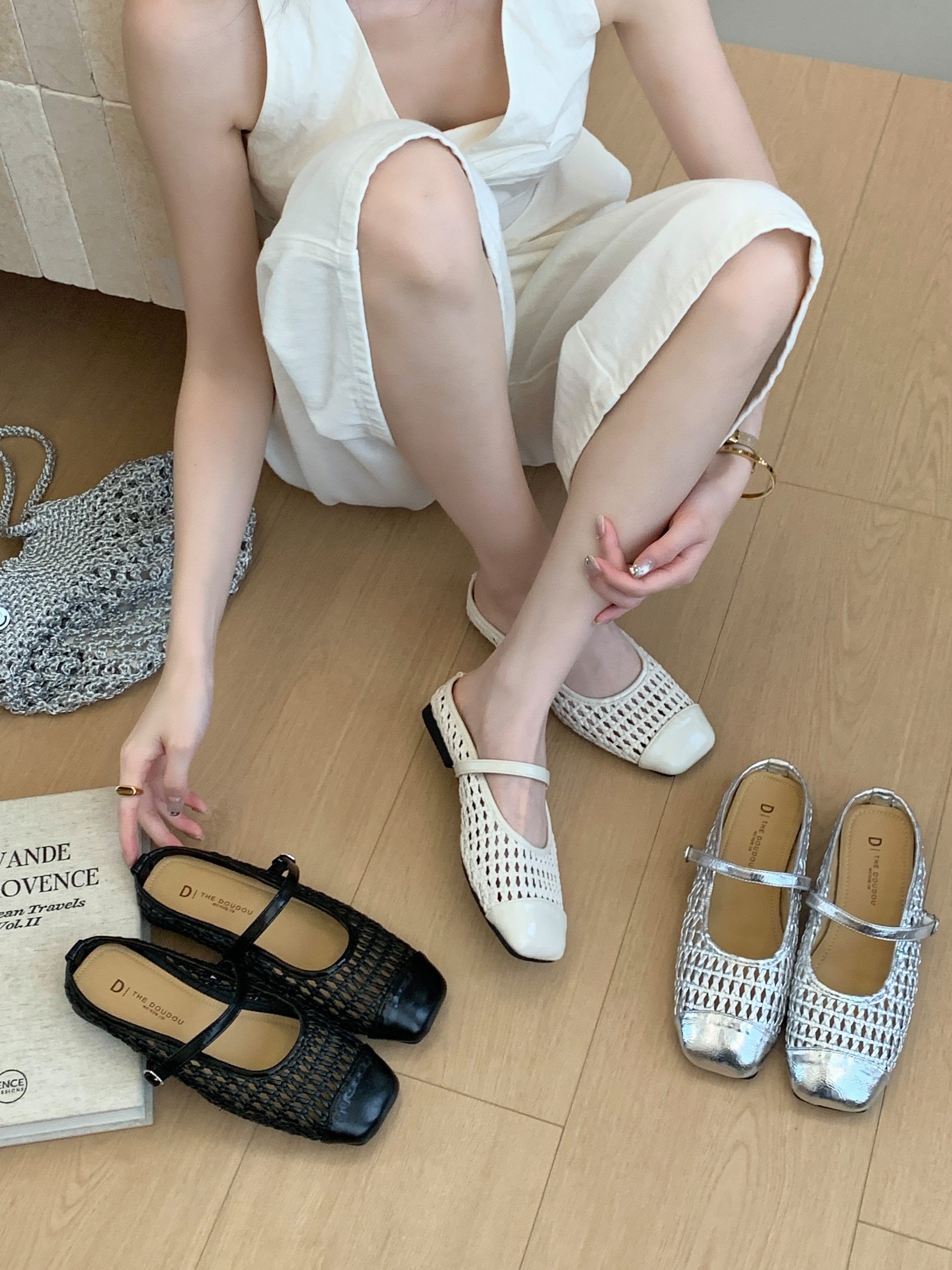 comfy-closed-toe-slippers-for-women-2026-new-summer-woven-hollow-out-mules-mary-jane-flat-sandals Comfy Closed-Toe Slippers for Women 2026 New Summer Woven Hollow Out Mules Mary Jane Flat Sandals