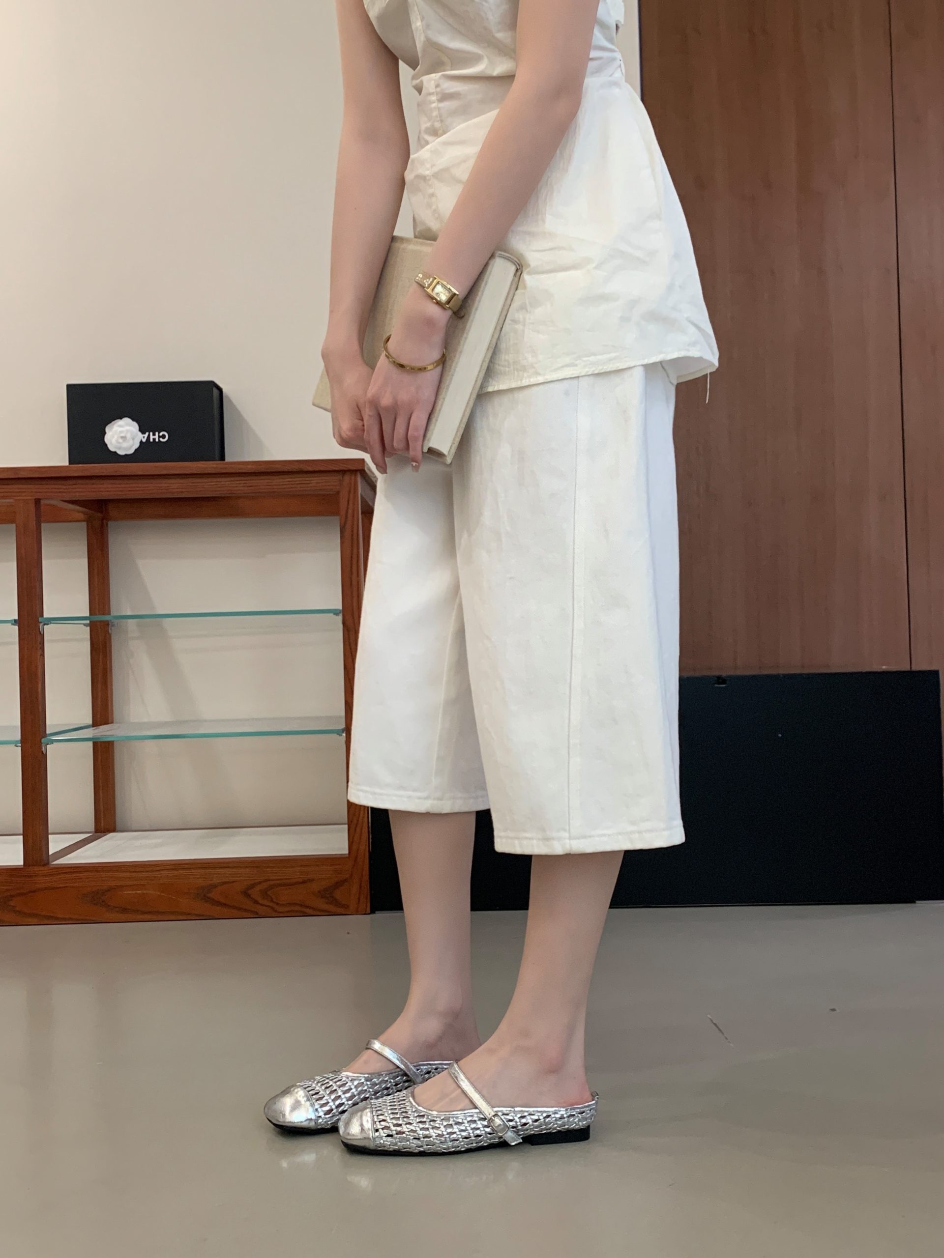 Comfy Closed-Toe Slippers for Women 2026 New Summer Woven Hollow Out Mules Mary Jane Flat Sandals